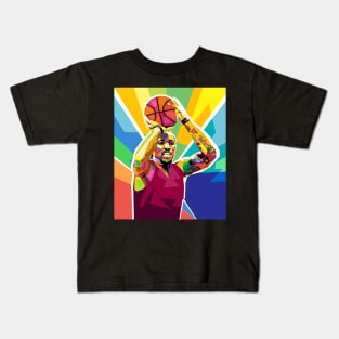 Demar Derozan Pop Art Kids T-Shirt